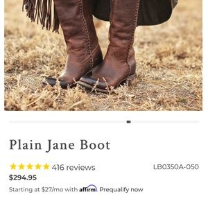 Lane plain Jane boots